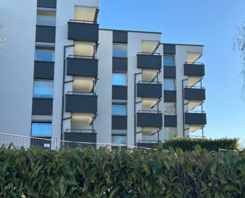Renovation Facade Balcon Mont Sur Rolle Apres