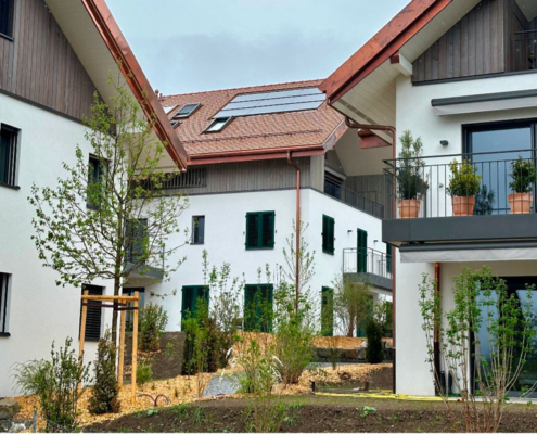 Chantier Termine Charmilles Ecublens Entre Immeubles