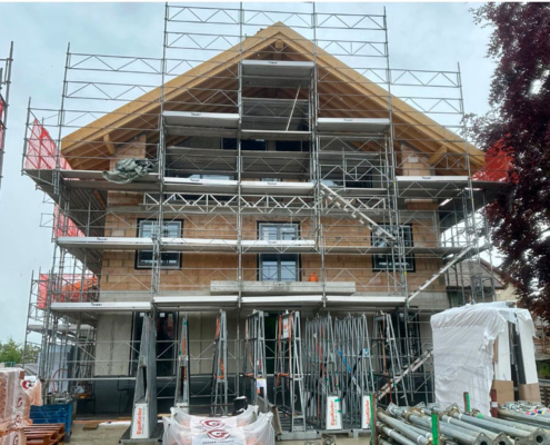 Construction Charpente Immeuble Charmilles Ecublens