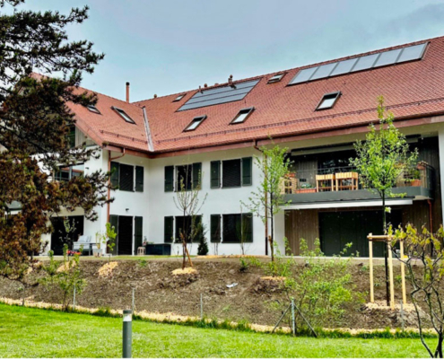 Immeubles Charmilles Ecublens Toiture Solaire