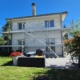 Chantier Entretien Facade Villa Blanche Echafaudage Mont Sur Lausanne Vm Renovation Sa