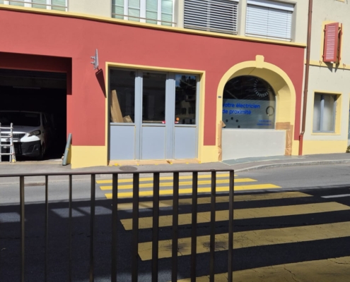 Entretien Facade La Sarraz Finition Rez De Chaussee Vm Renovation Sa